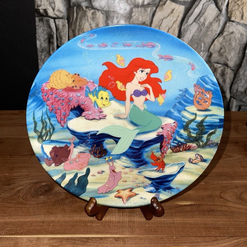 The Little Mermaid Collectors Plate "A Song from the Sea" by Knowles